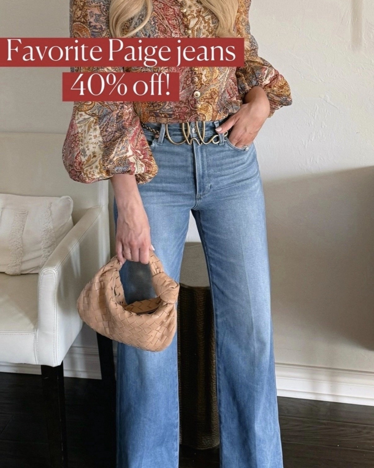 Anessa jeans (the perfect soft, comfortable, wide leg jeans) so flattering too!
Paige jeans

#LTKOver40 #LTKSeasonal #LTKSaleAlert
