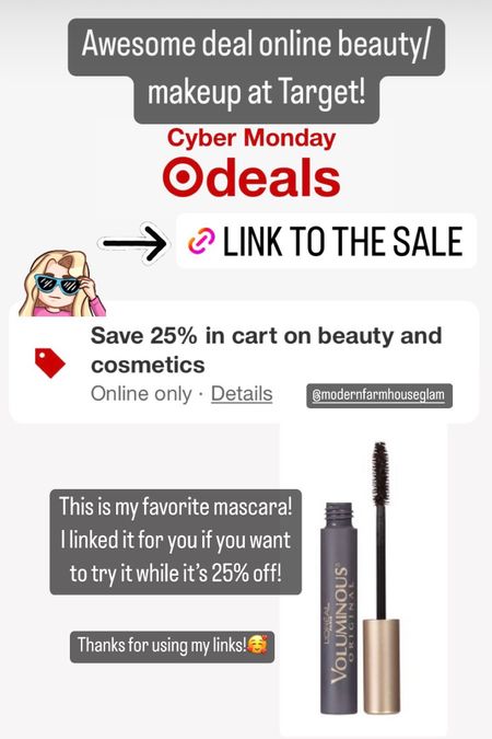 Target 25% off beauty cosmetics make up online only. Try my fave mascara while it’s 25% off! Christmas stocking, stuffer, holiday gift guide her 

#LTKGiftGuide #LTKstyletip #LTKbeauty