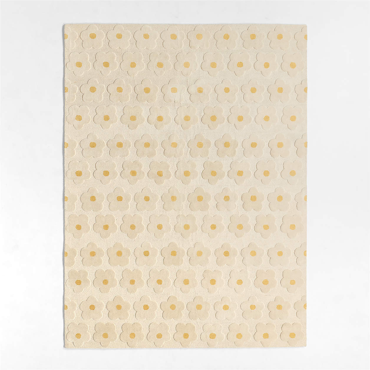 Daisy Field Kids Performance Area Kids Rug 8'x10' | Crate & Kids | Crate & Barrel