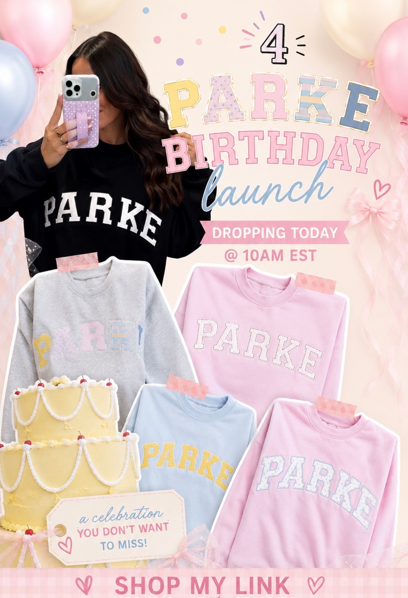 New PARKE sweatshirts launch soon! Will add links once live!

#LTKootd #LTKgrwm #LTKdayinmylife