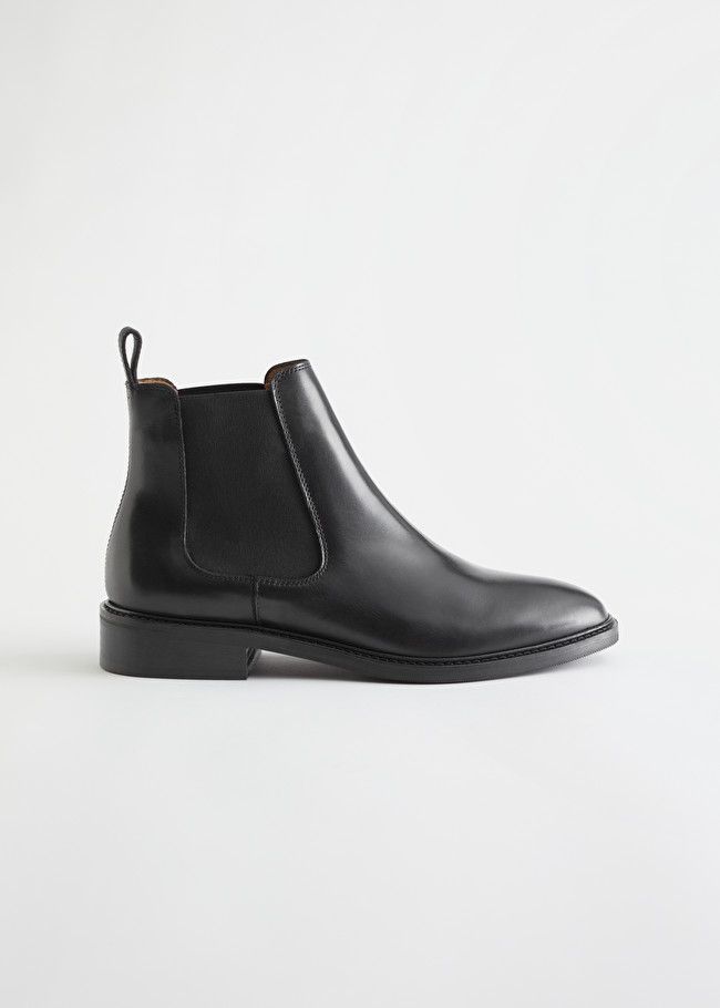 Almond Toe Leather Chelsea Boots | & Other Stories (EU + UK)