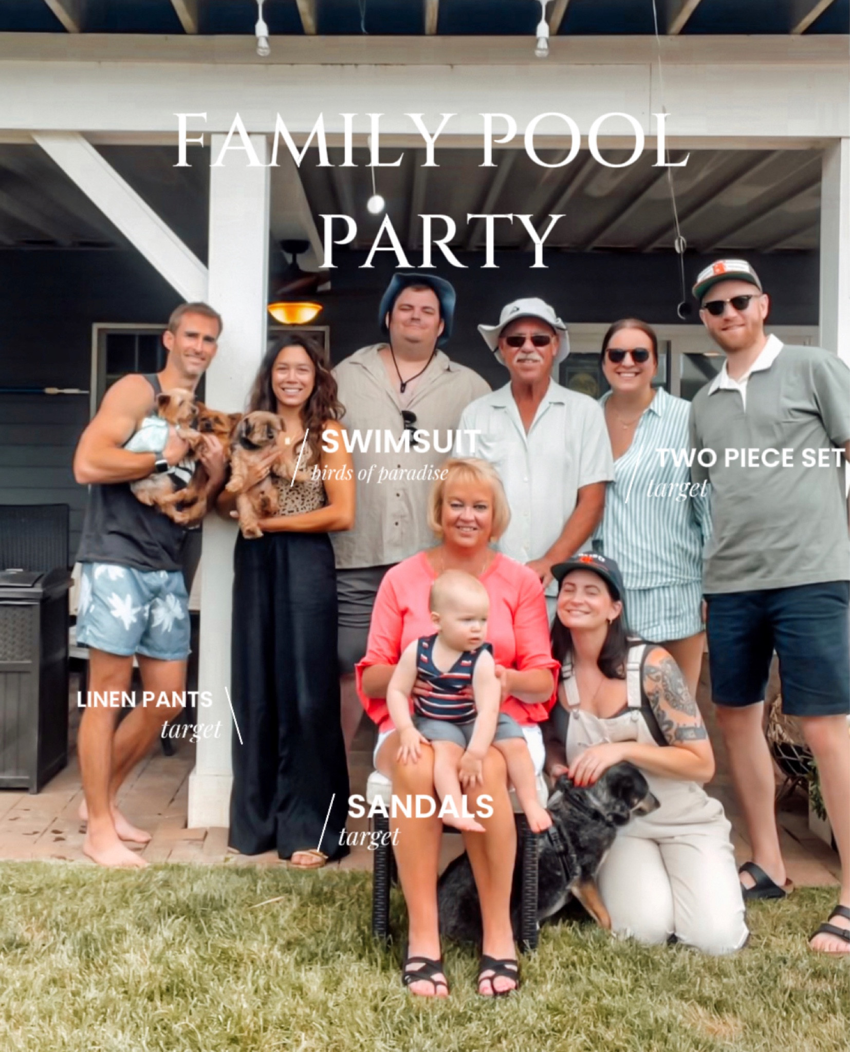 Pool party at the house easy outfit
- high waisted linen pants cover up
- one piece animal print swimsuit as top
- neutral sandals 

#targetstyle #target
#ltkswim #ltkunder50 #ltksalealert

#LTKSeasonal #LTKstyletip #LTKover40