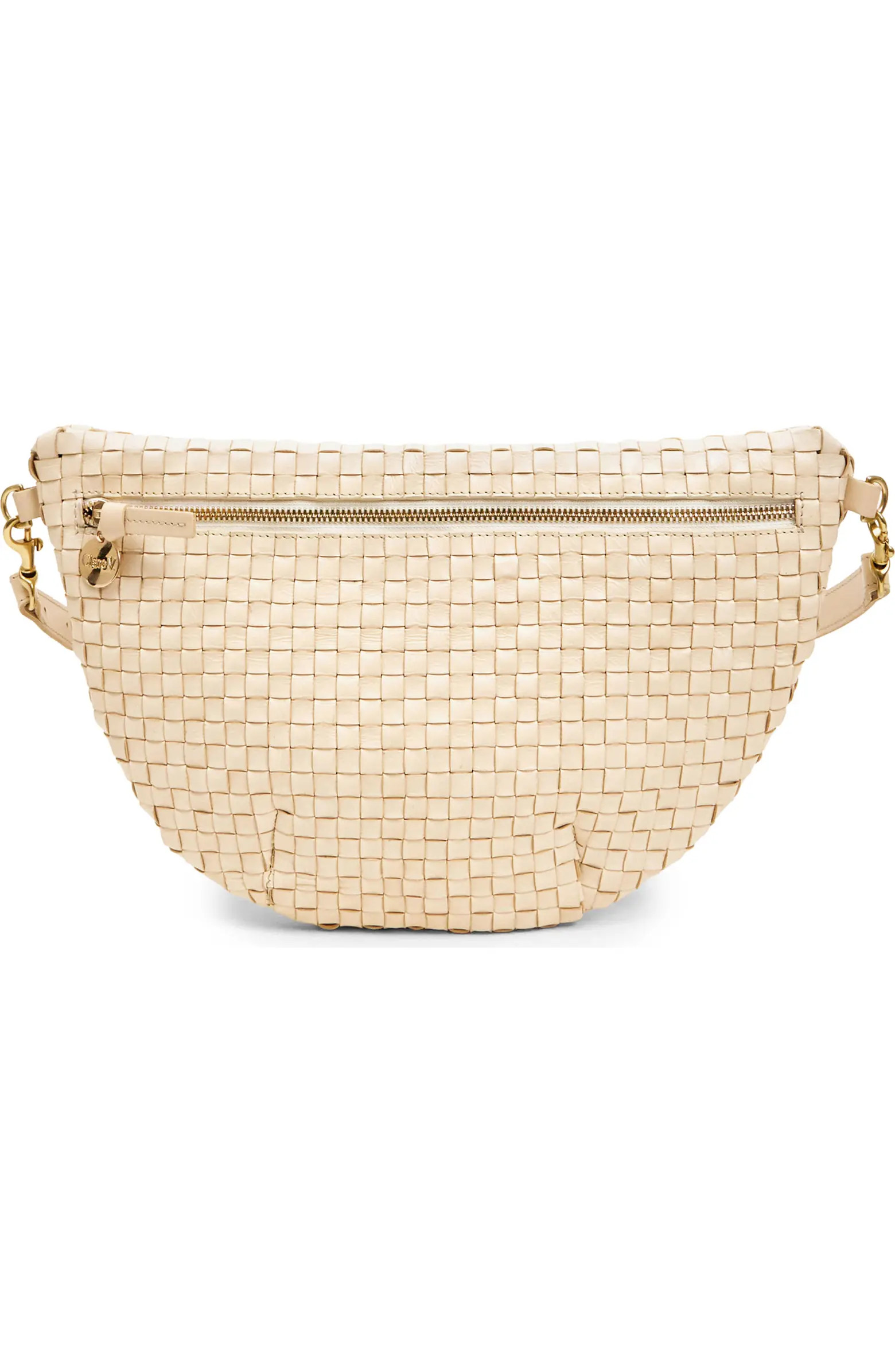 Grande Woven Leather Convertible Belt Bag | Nordstrom