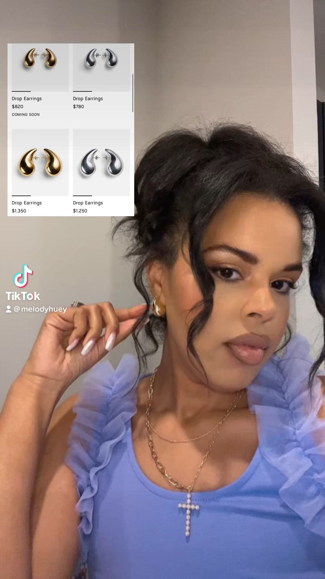 Bottega dupe earrings! Pretty good earrings 