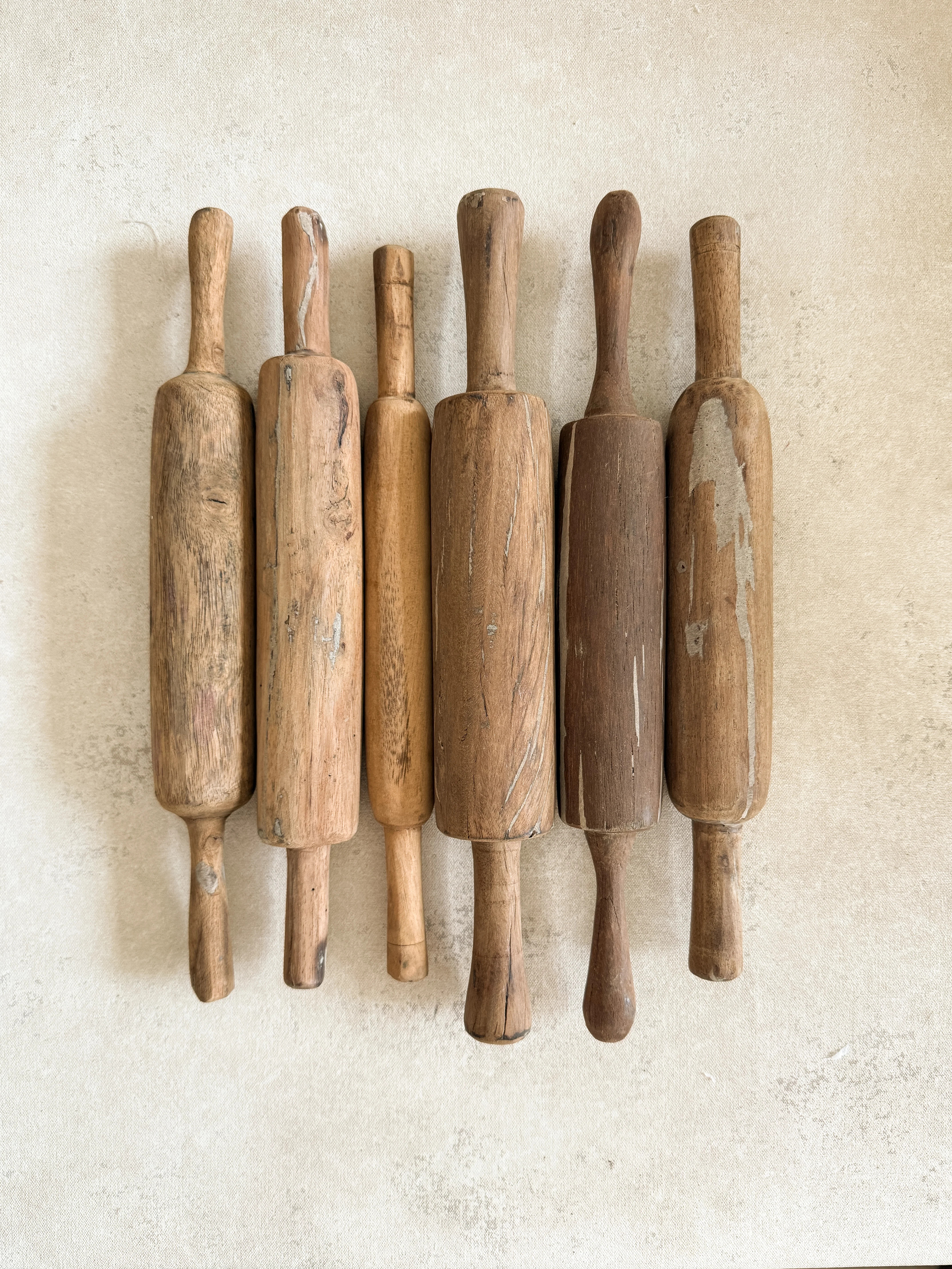 Vintage Found Chapati Roller, Medium | Cottage and Key