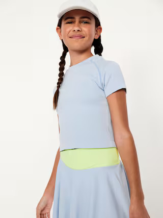 Fitted Seamless Performance Top for Girls | Old Navy | Old Navy (US)