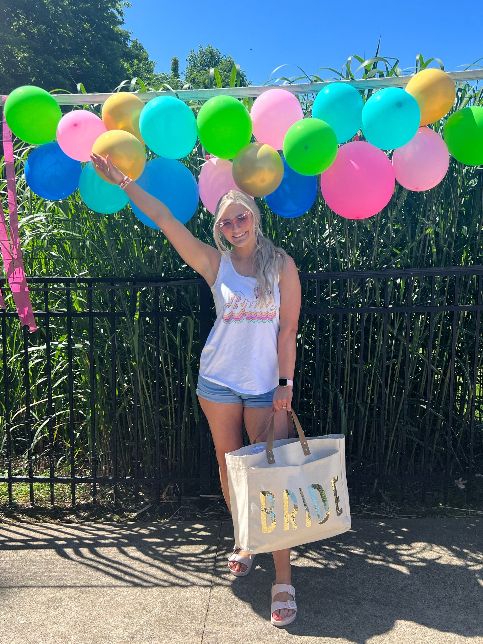 Tank - m 
Shorts - m runs big! 
Sandals tts 

#LTKfit #LTKunder50 #LTKFind