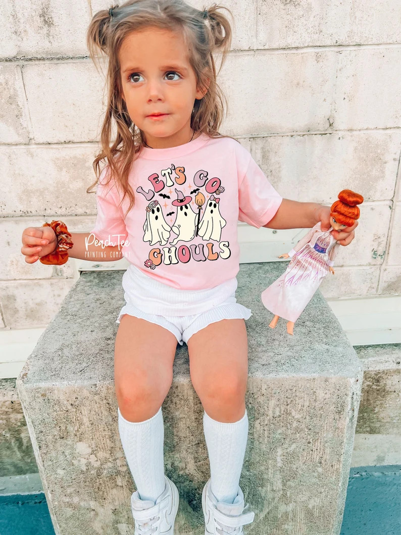 Let's Go Ghouls Halloween Shirt Retro Halloween T-shirt - Etsy | Etsy (US)