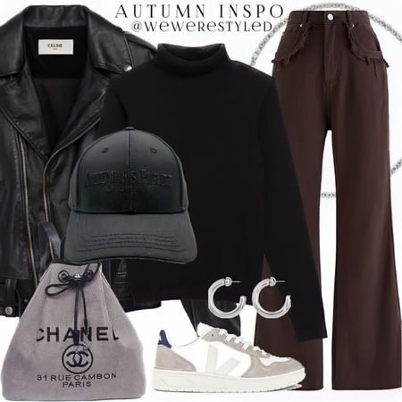 What I wore:

Black turtleneck 
Jeans in brown
Sneakers 
Leather jacket 
Chanel Backpack 
Black cap
Jewellery 


#LTKGiftGuide #LTKSeasonal #LTKfit