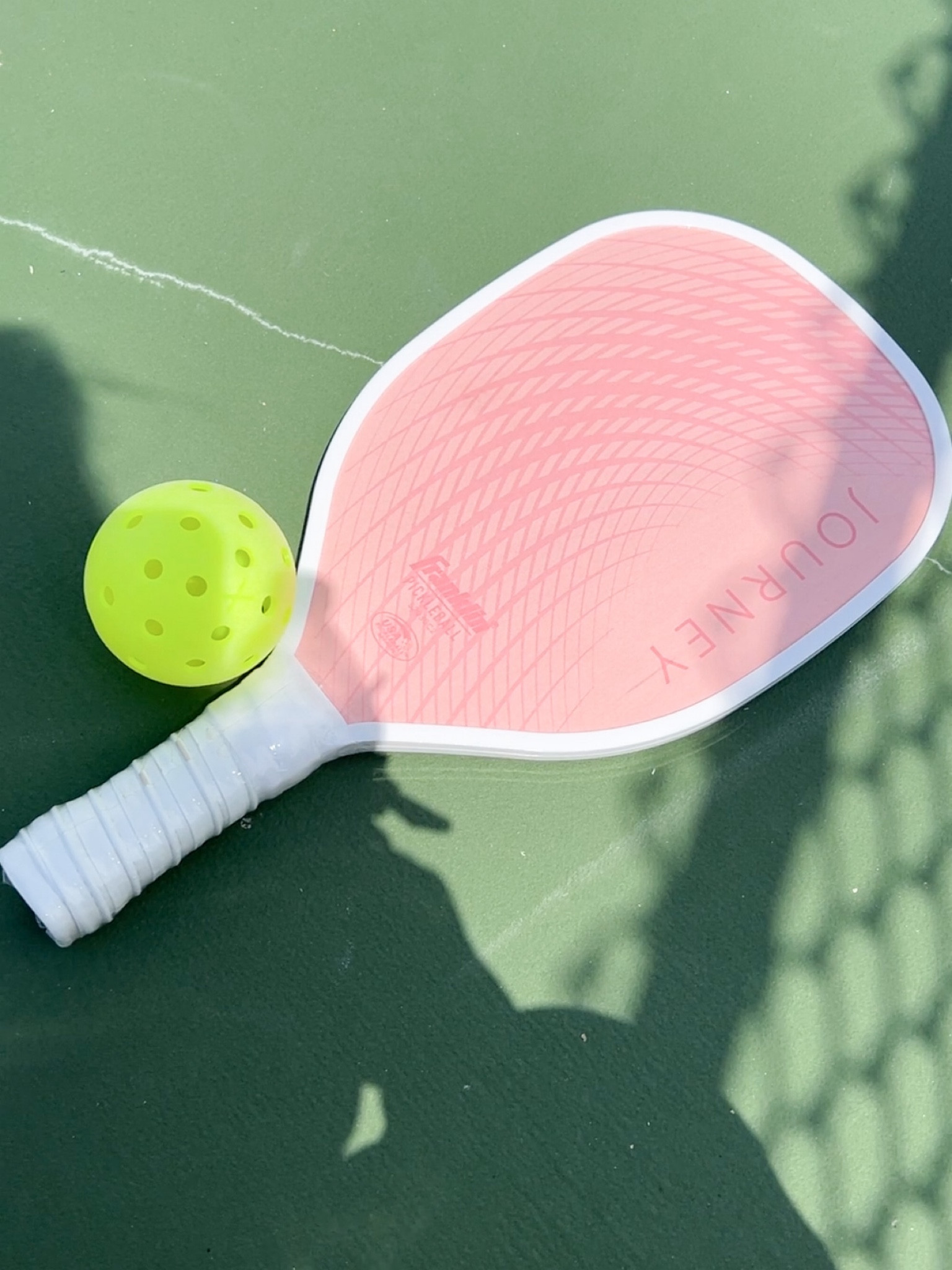 Tried pickleball for the first time today and this cute little pink paddle made it so fun! Plus the set comes with an other yellow paddle and a couple balls for only $20! 

#LTKActive #LTKfitness #LTKfindsunder50