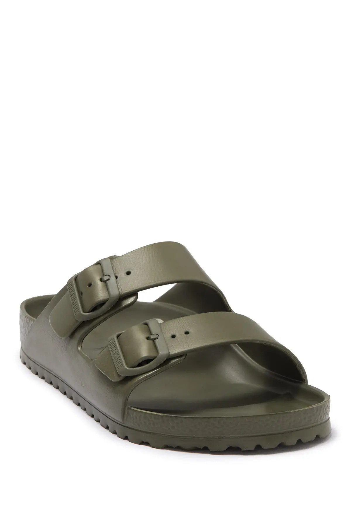 Birkenstock Essentials Arizona Waterproof Slide Sandal in Khaki at Nordstrom, Size 8-8.5Us | Nordstrom