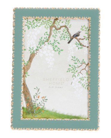 4x6 Ridged Metal Tabletop Picture Frame | TJ Maxx