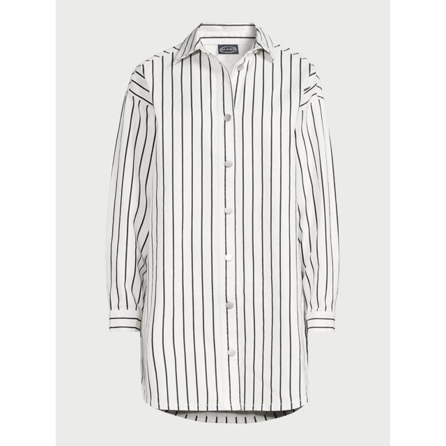 Scoop Women's Denim Shirt Dress, Sizes XS-XXL | Walmart (US)