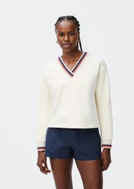 Blusão Creme Hering Gola V | ZZ MALL | ZZ Mall (BR)