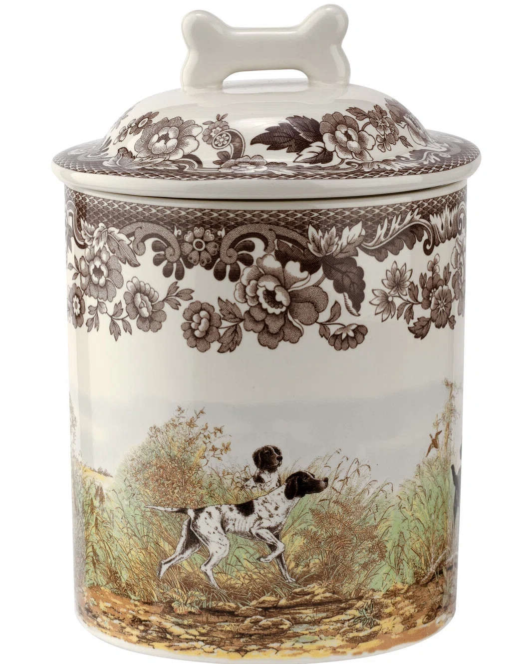 Spode Woodland Dogs Treat Jar 7"Assorted Dogs | Wayfair North America
