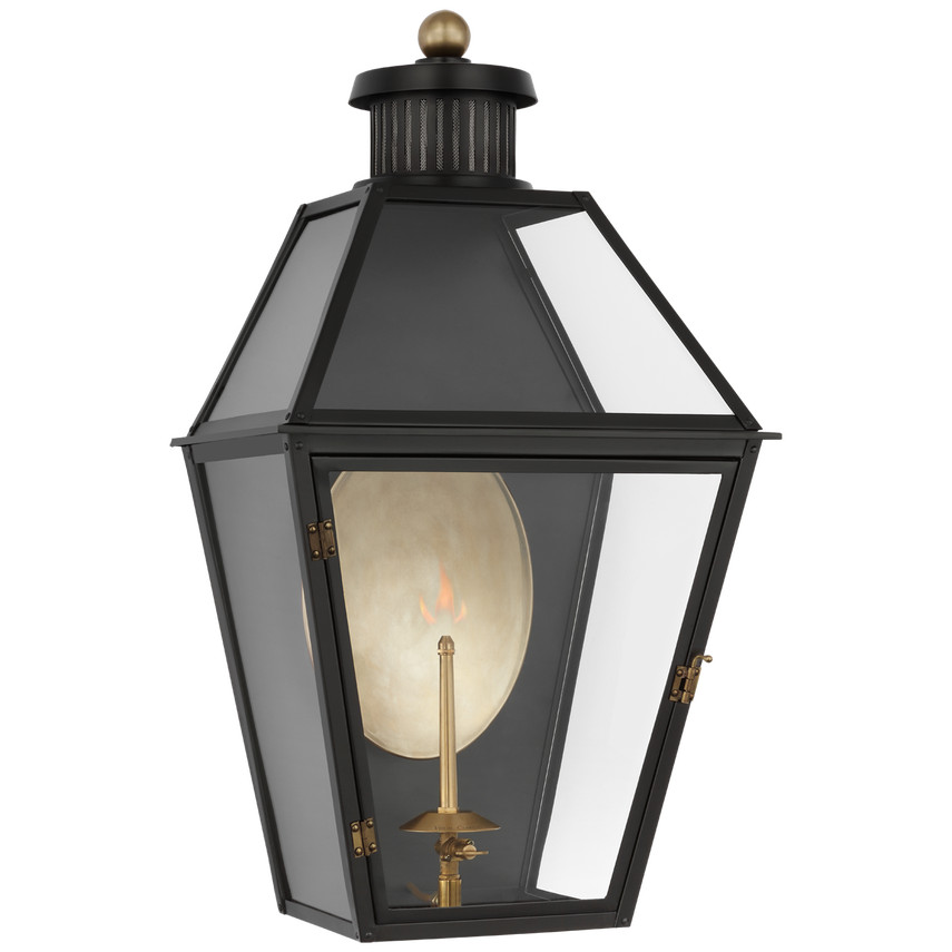Stratford Medium 3/4 Gas Wall Lantern | Visual Comfort