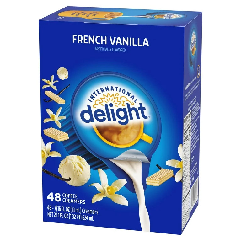 International Delight French Vanilla Coffee Creamer Singles, 48 Count | Walmart (US)