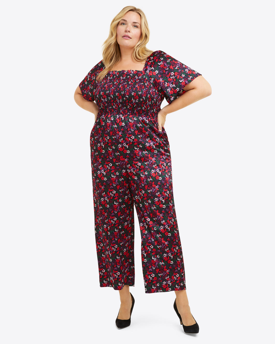 Maren Jumpsuit in Scarlet Floral | Draper James (US)