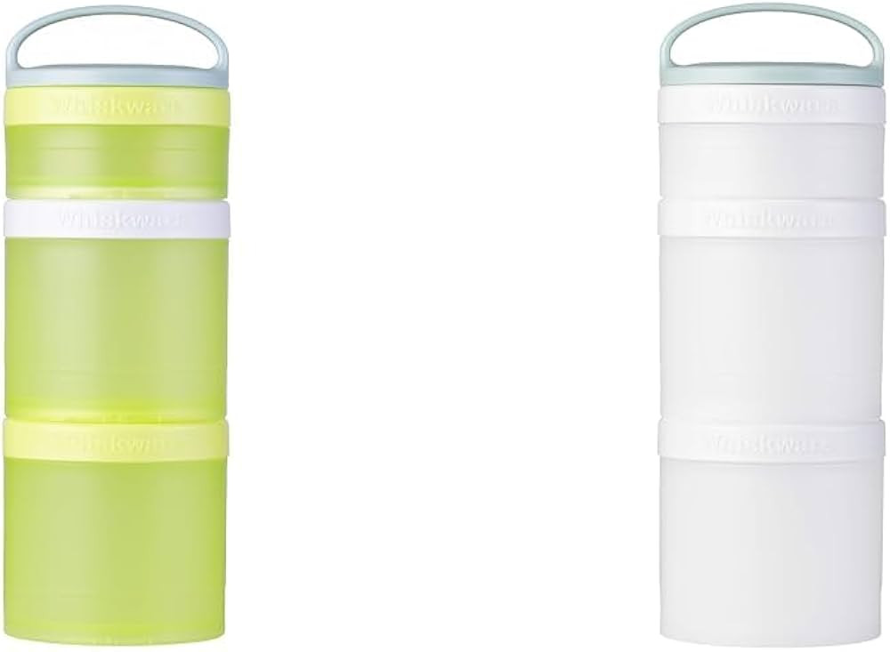 Whiskware Stackable Snack Containers for Kids and Toddlers, Includes 3 Stackable Snack Cups for S... | Amazon (US)