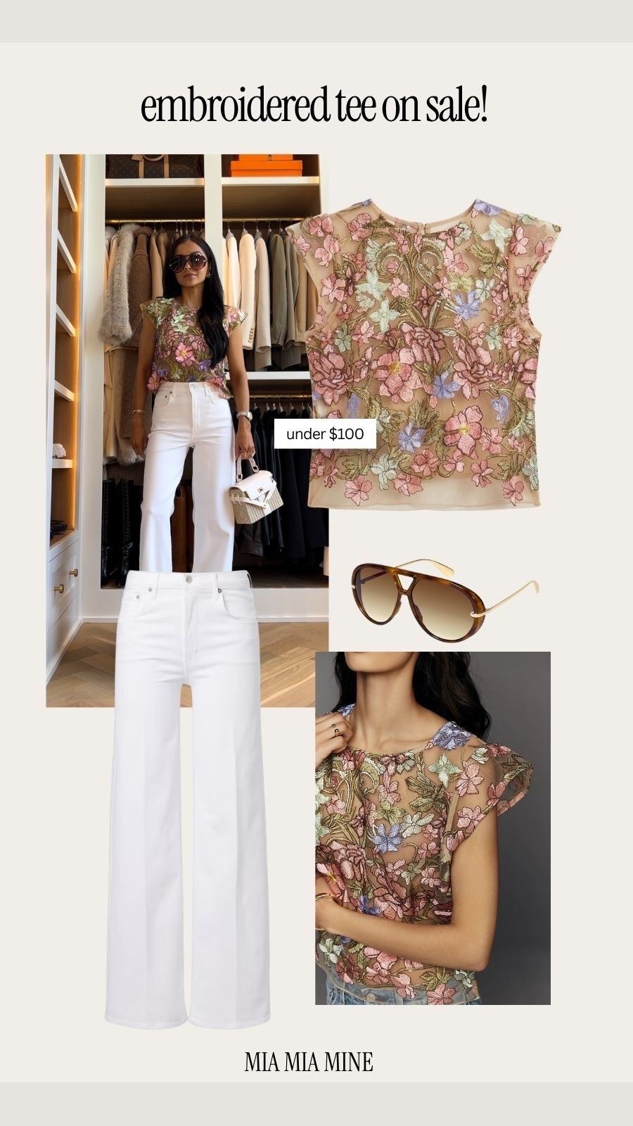 Anthropologie embroidered tee on sale now and under $100
Summer outfit ideas

#LTKSaleAlert #LTKOver40 #LTKootd