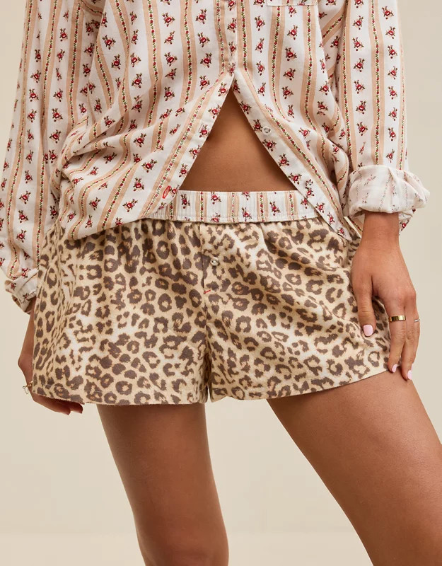 Aerie Checked Out Flannel Boxer | Aerie