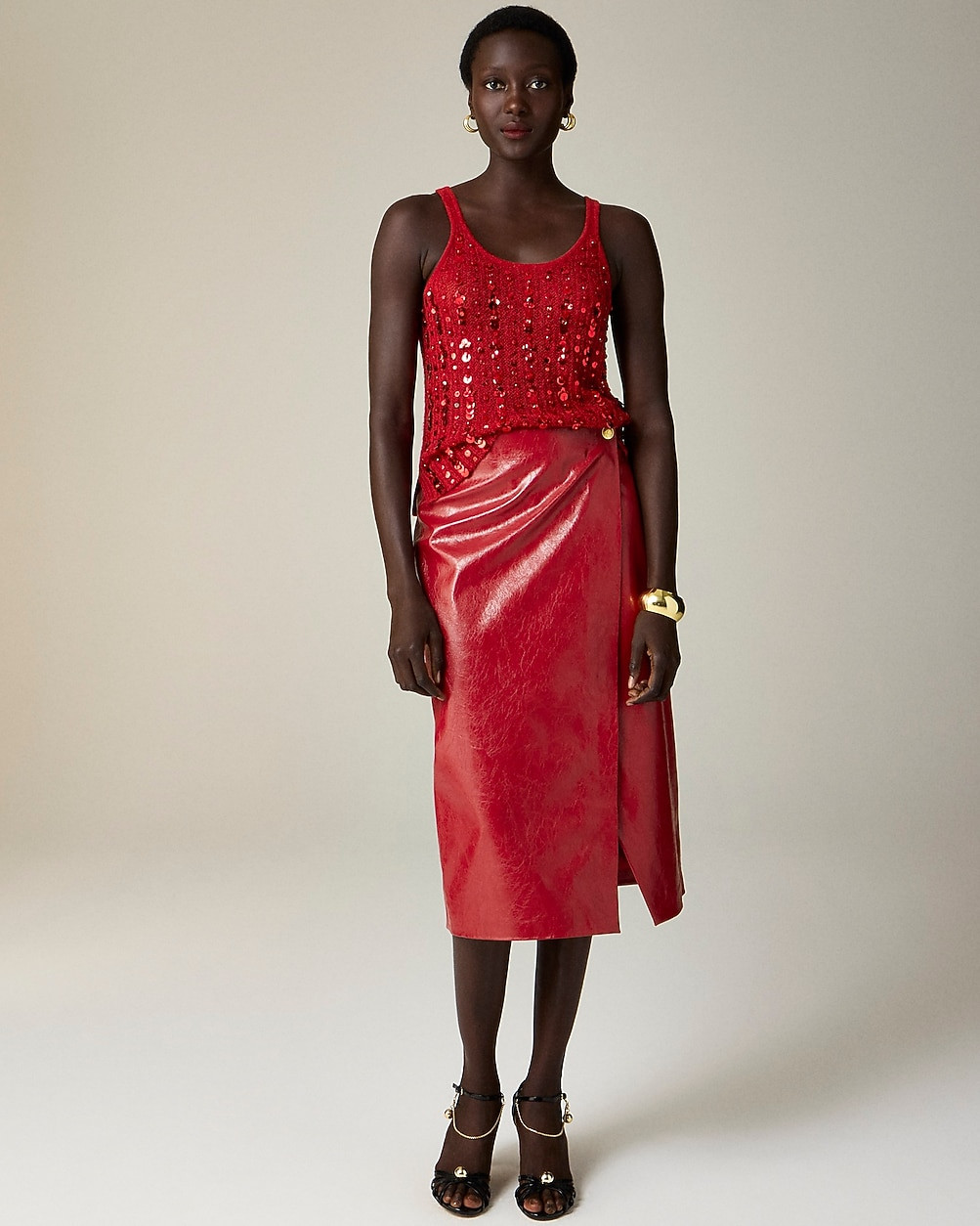 Collection embellished pointelle sweater-tank | J. Crew US
