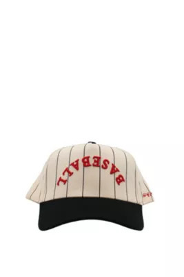 KenzKustomz Women's BASEBALL - Red on Black Stripe Vintage Hat | Belk
