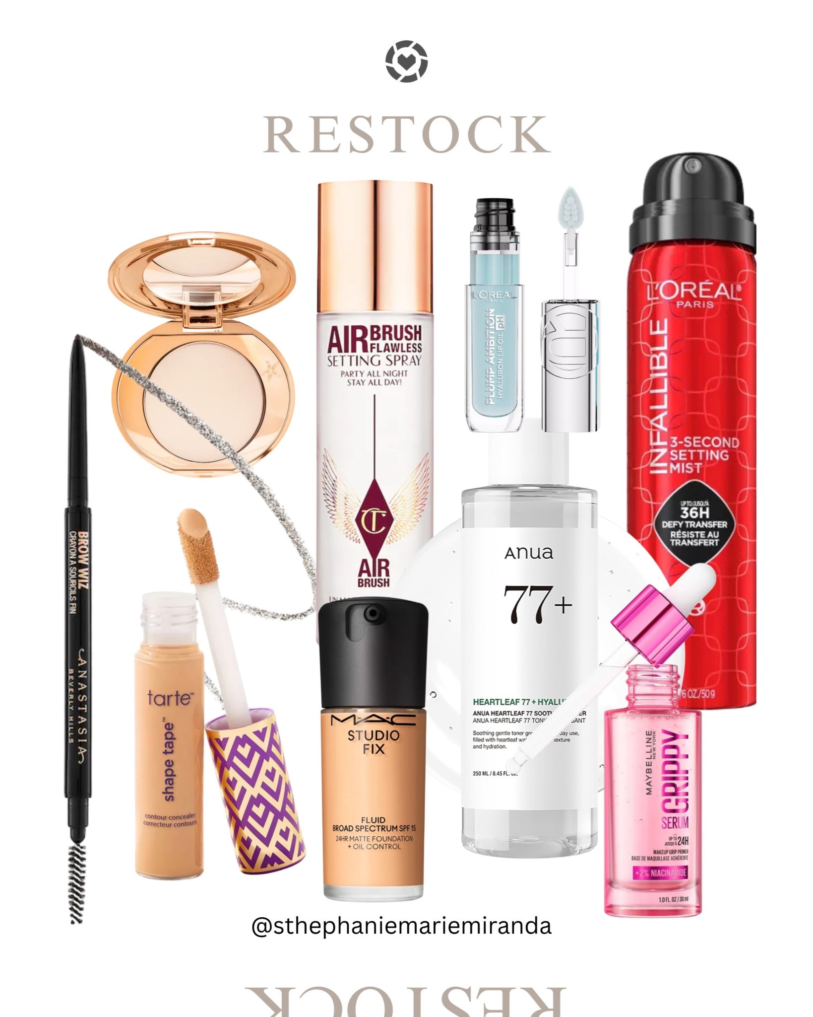 Restocked my favorite items!! 

Must haves for every day makeup!! ￼

#LTKBeauty #LTKU #LTKgrwm