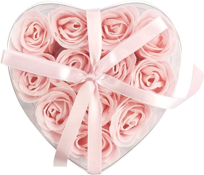 Rose Scented Pink Rose Soaps (Set of 12) | Amazon (US)