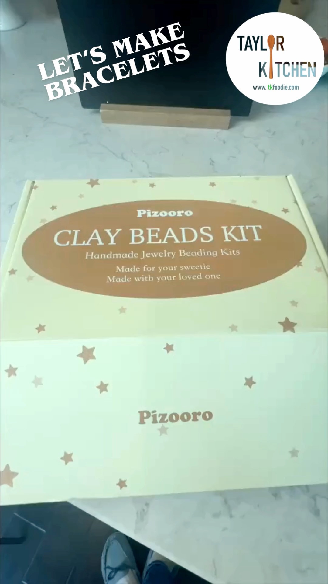 I'm so  glad I got this bracelet making set from @Pizooro.  It has everything you need to make so many bracelets or even earrings.  💕
There are silver & gold beads as well as different shapes & letters plus all the colors. 🥰
I hosted a ladies brunch & we had a great time making these bracelets  

 #LTKvlog #LTKKids