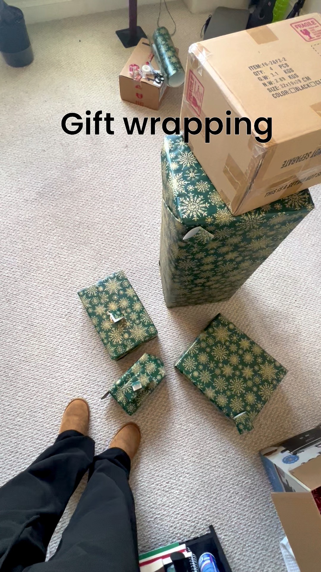 Gift wrapping today 🎁