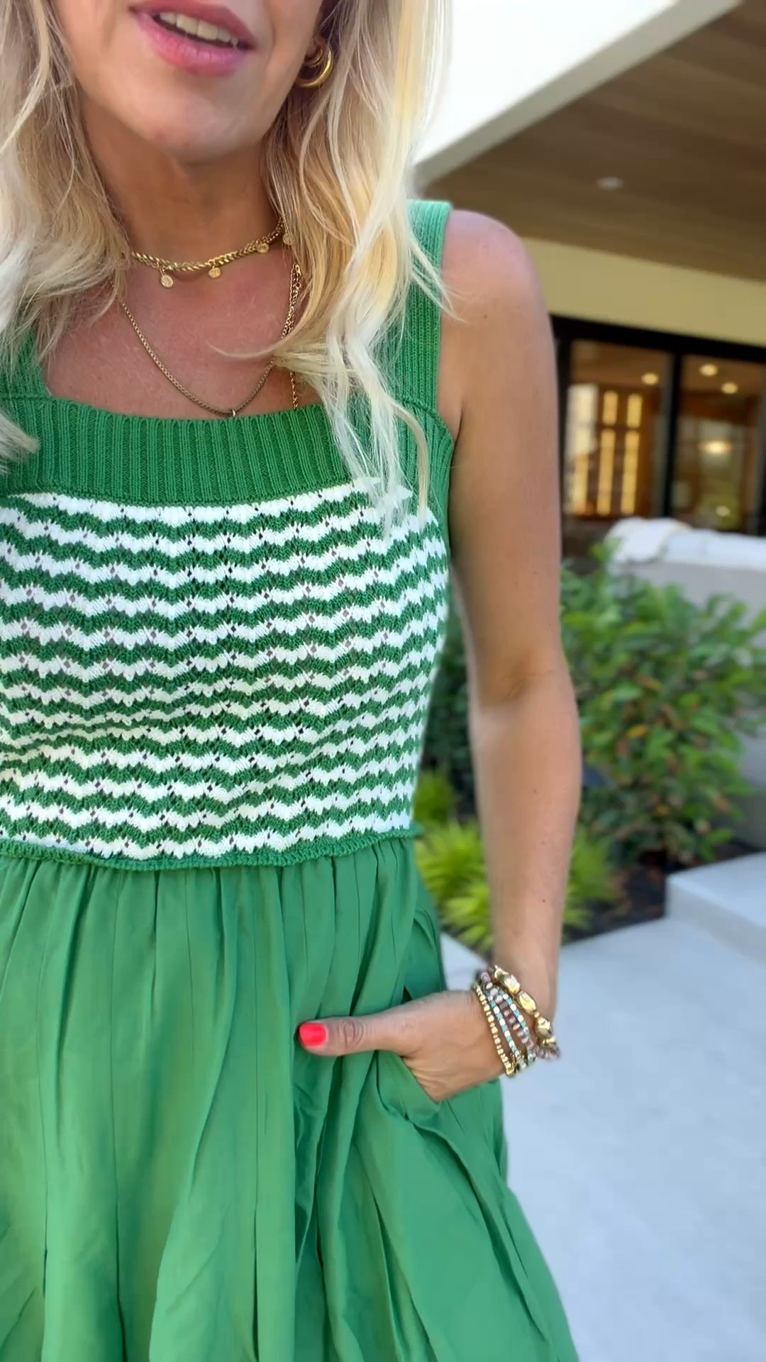 Loving this dress in the green!!