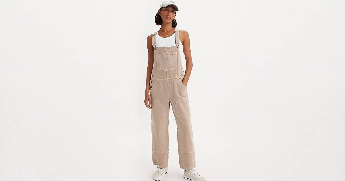 Baggy Highwater Women's Overalls - Tan | Levi's® US | LEVI'S (US)