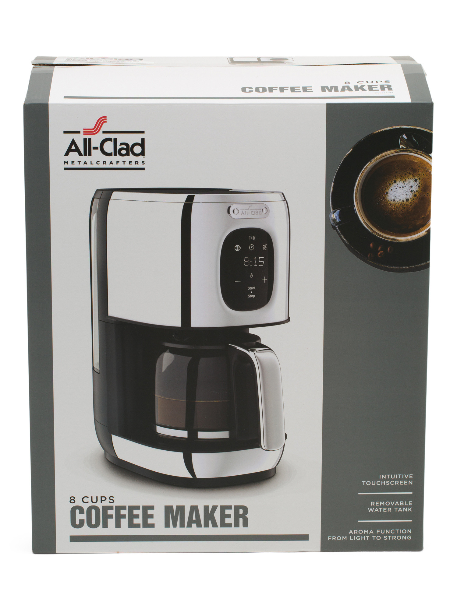 8 Cup Stainless Steel Digital Filter Coffee Maker Slightly Blemished | Home | Marshalls | Marshalls