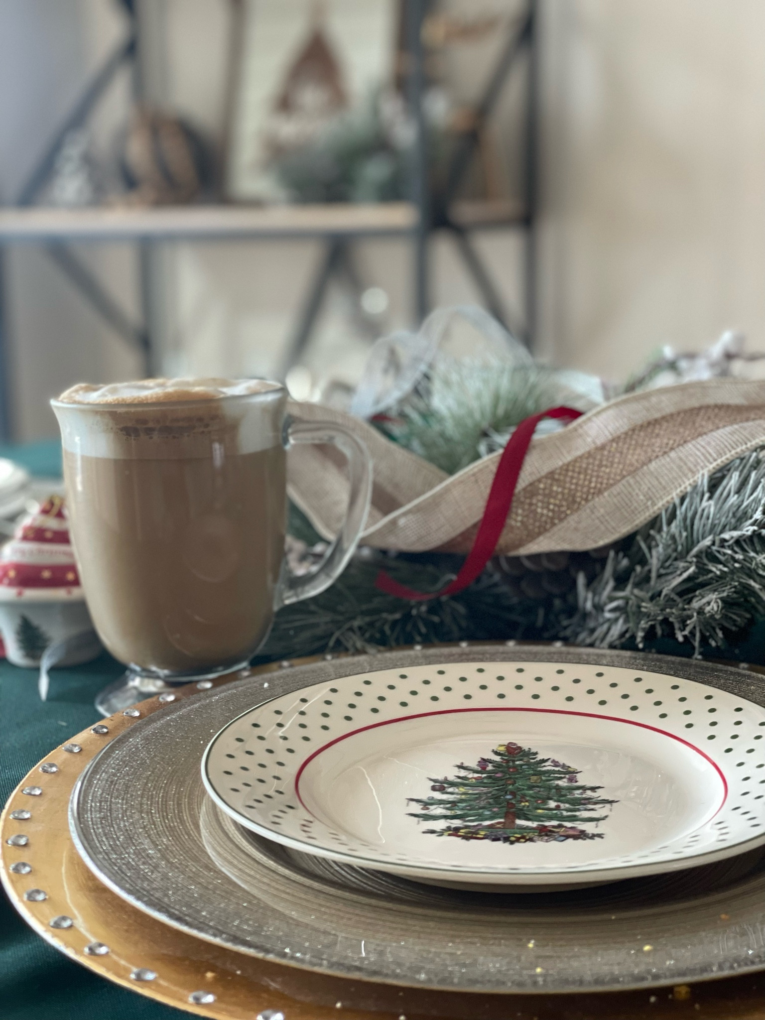 Morning coffee and Christmas Spode 

#LTKHoliday #LTKSeasonal #LTKhome