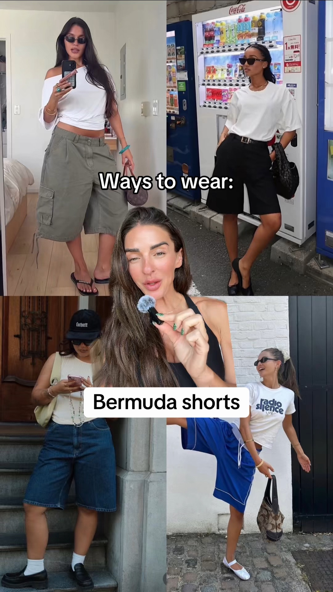Ways to wear Bermuda shorts right now. Linked some of my favorites right now xx