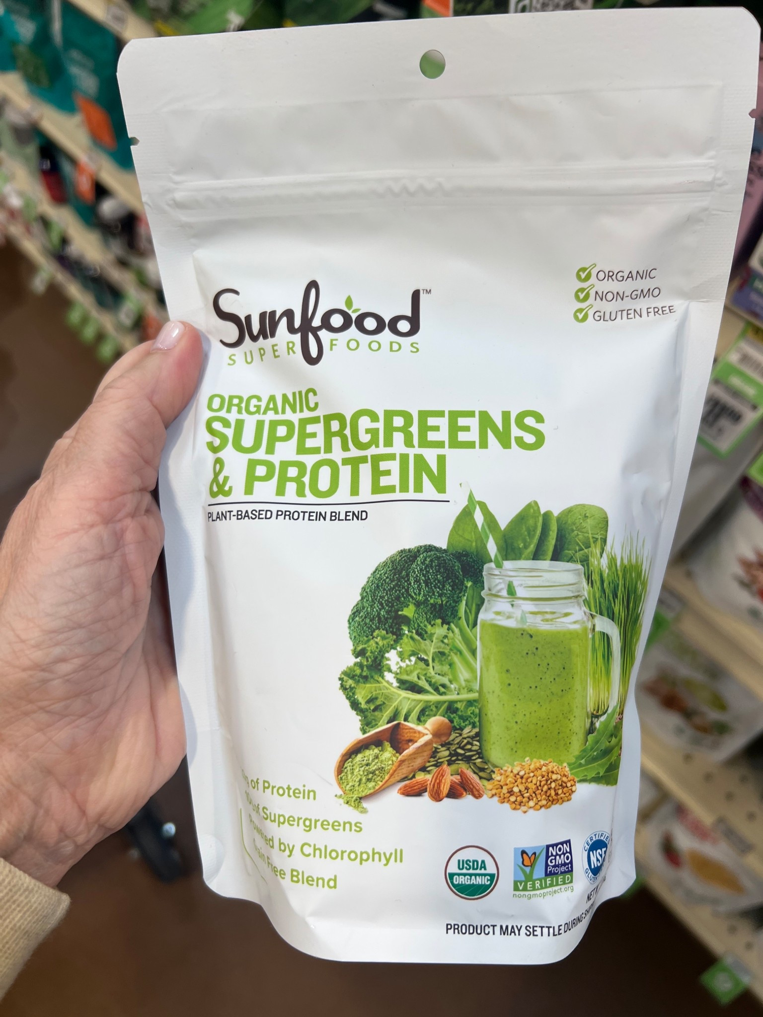organic super greens and protein 

#LTKActive #LTKfitnessgoals #LTKfoodie