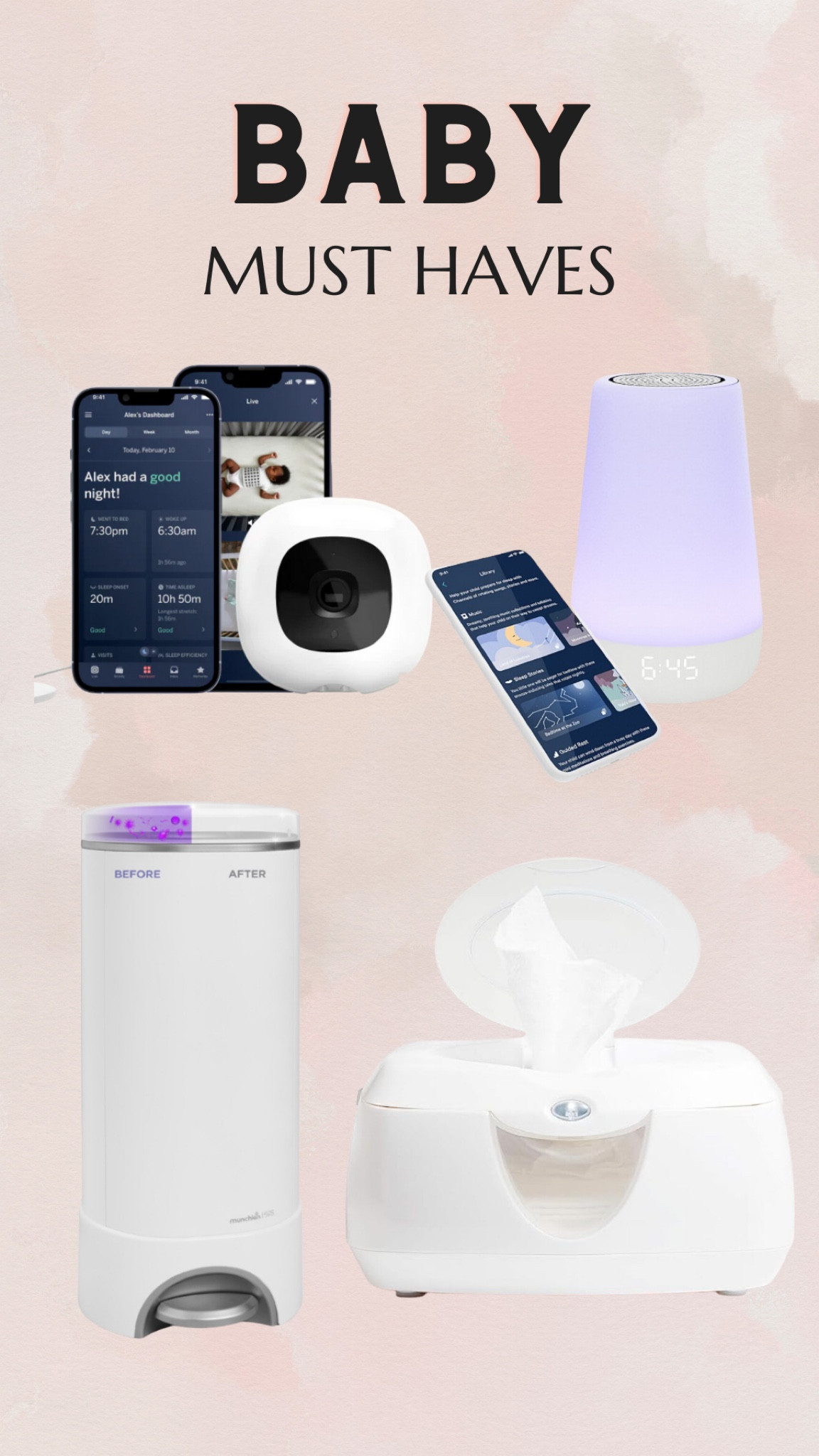 Baby, camera, diaper, sound machine, wipe warmer, nursery

#LTKfamily #LTKbaby #LTKhome