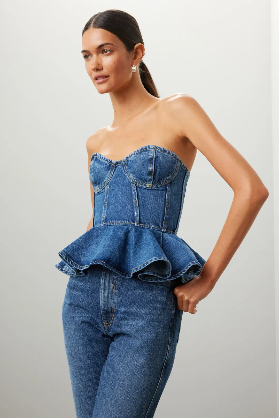 Ronny Kobo Dallas Top | Rent the Runway