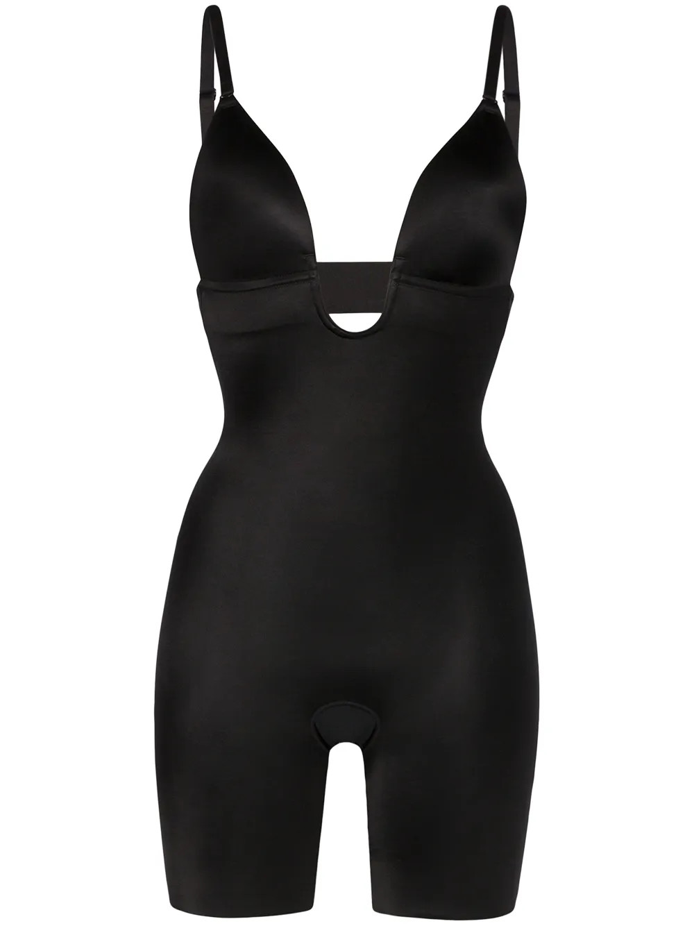 SPANX Suit Your Fancy Plunge low-back mid-thigh Bodysuit - Farfetch | Farfetch Global