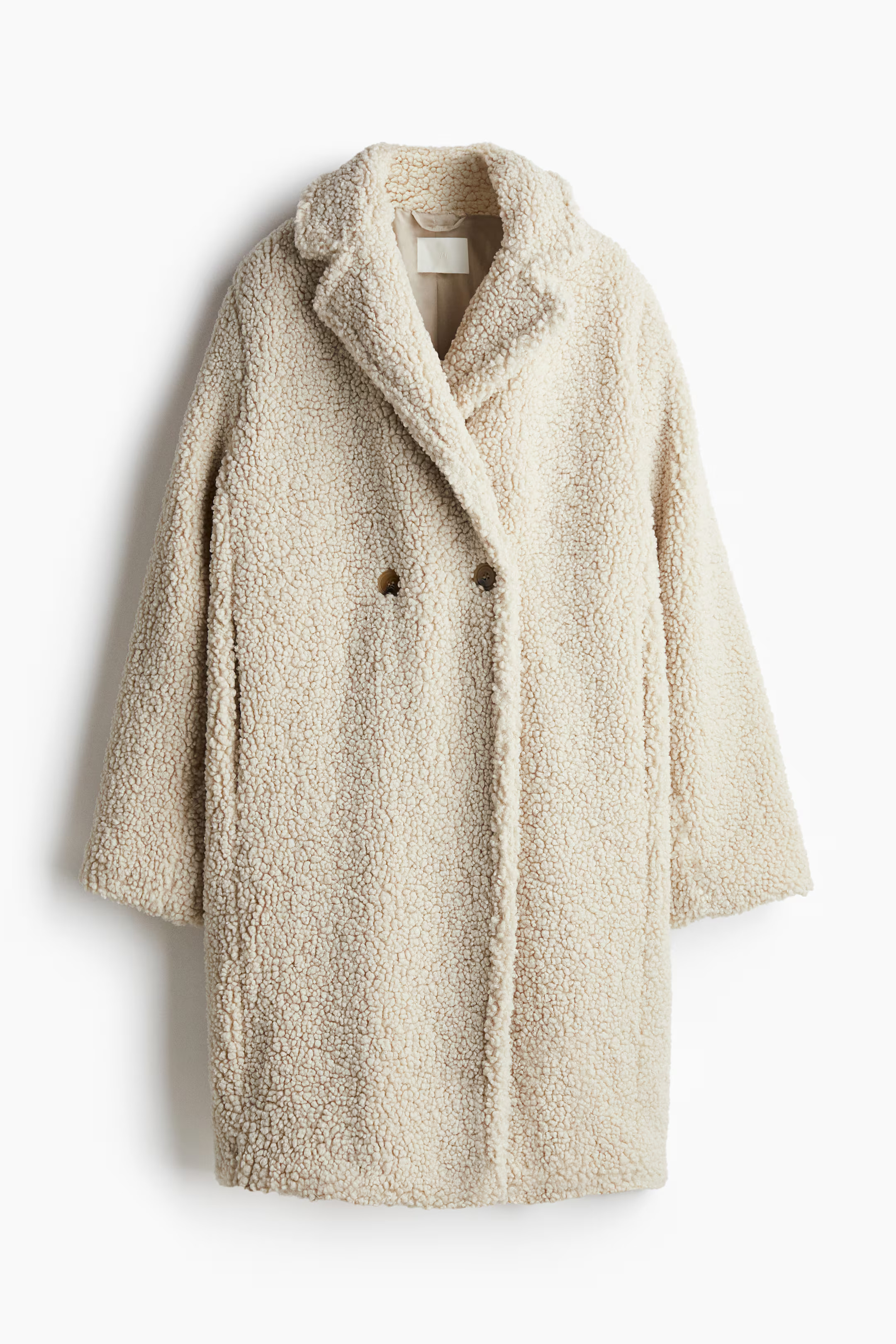 Pile coat - Light beige - Ladies | H&M GB | H&M (UK, MY, IN, SG, PH, TW, HK)