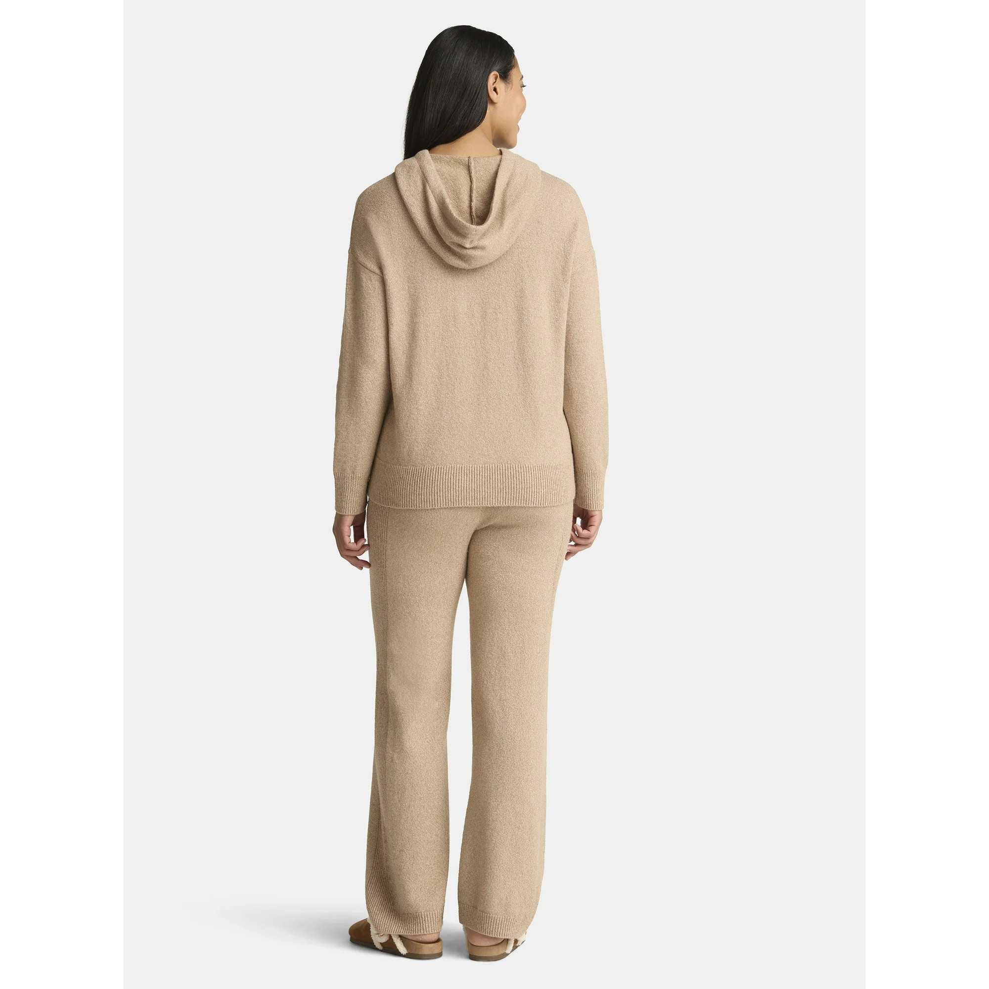 Time and Tru Women's and Women’s Plus Sweater Hoodie and Pants Set, Sizes XS-4X | Walmart (US)
