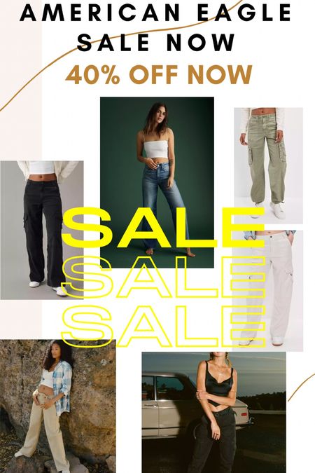 American Eagle Sale- jeans 40% off now 

#LTKsalealert #LTKunder100 #LTKstyletip