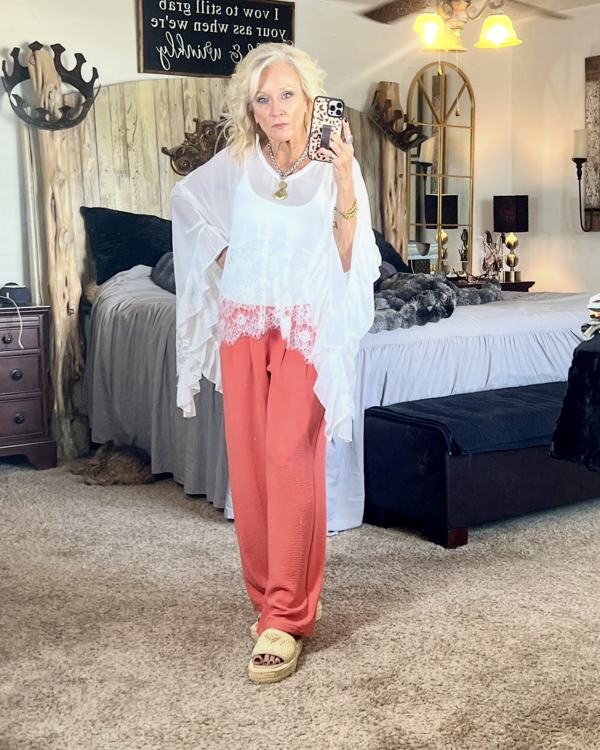 Linen pants and boho lace top

#LTKootd #LTKOver40 #LTKdayinmylife