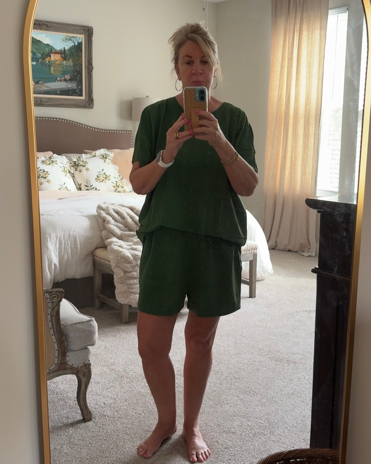Such a cute Terry Cloth top and bottom! And the best tanning lotion I have found !

#LTKSaleAlert