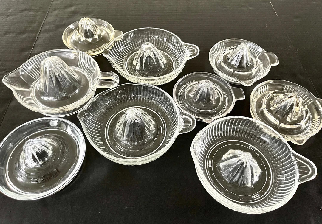 Lots of Vintage Pressed Glass Citrus Juice Reamers, Each in Excellent Condition With No Chips, Cr... | Etsy (US)