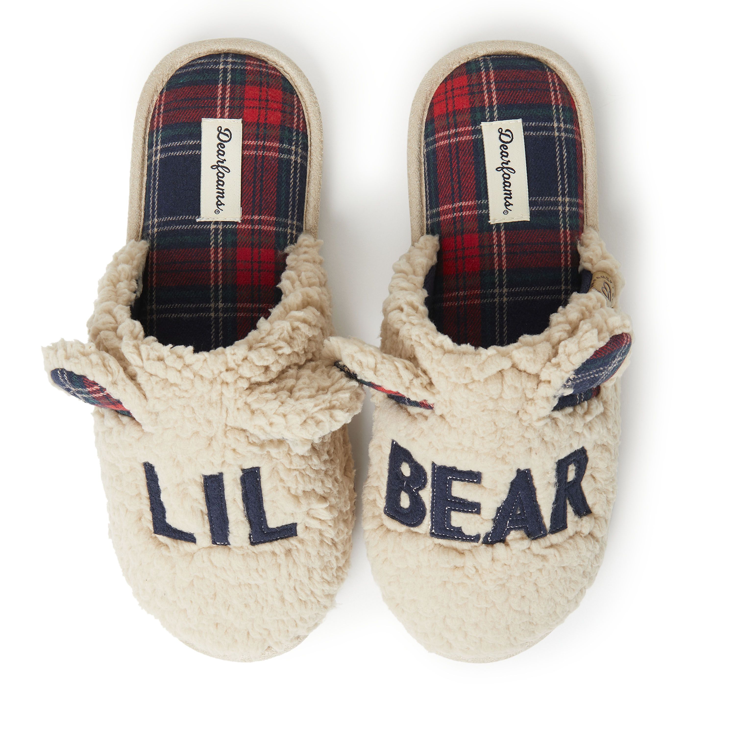 Dearfoams Lil Bear Adult Scuff - Walmart.com | Walmart (US)