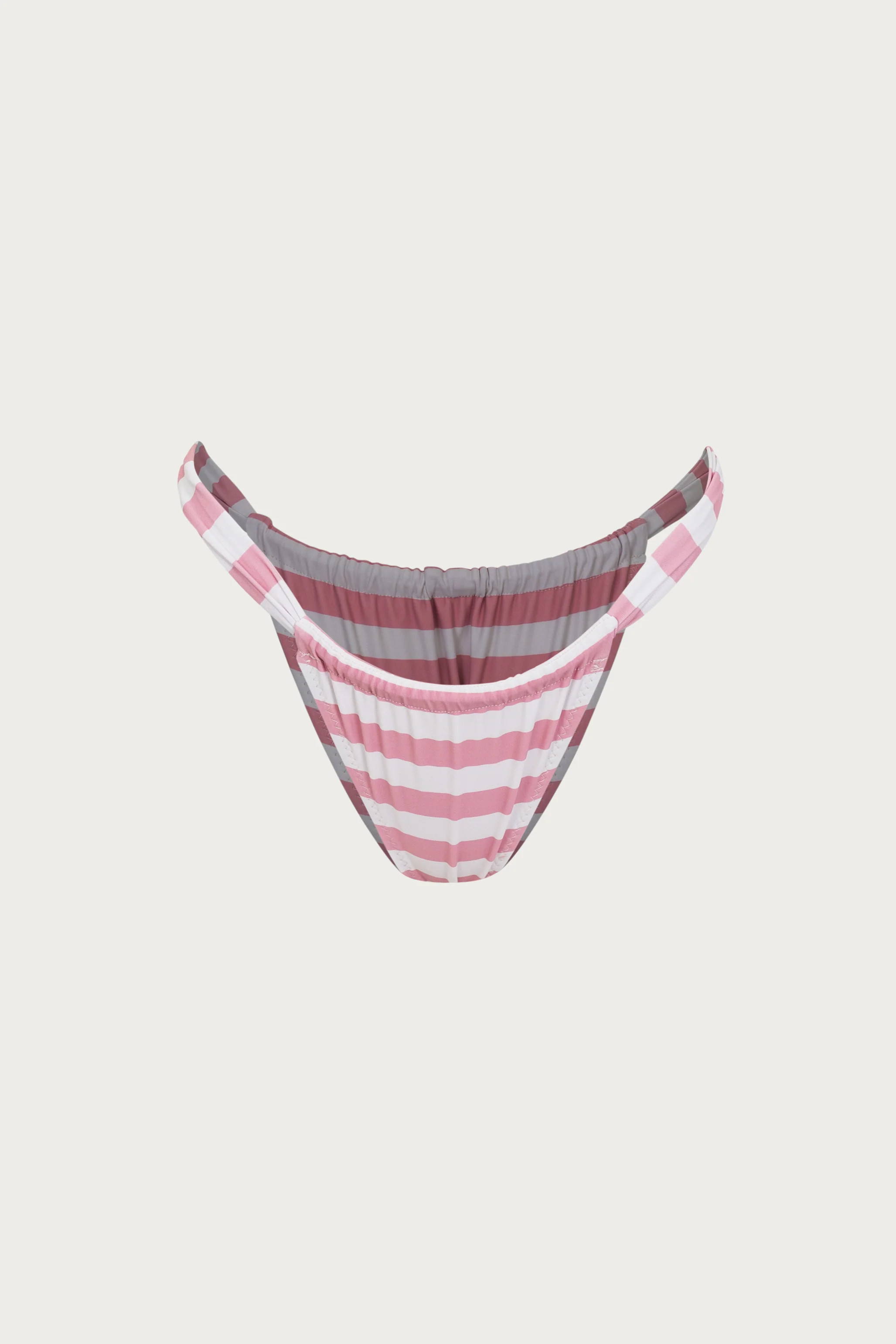 Ruched Bottom (Pink Stripe) | SAME