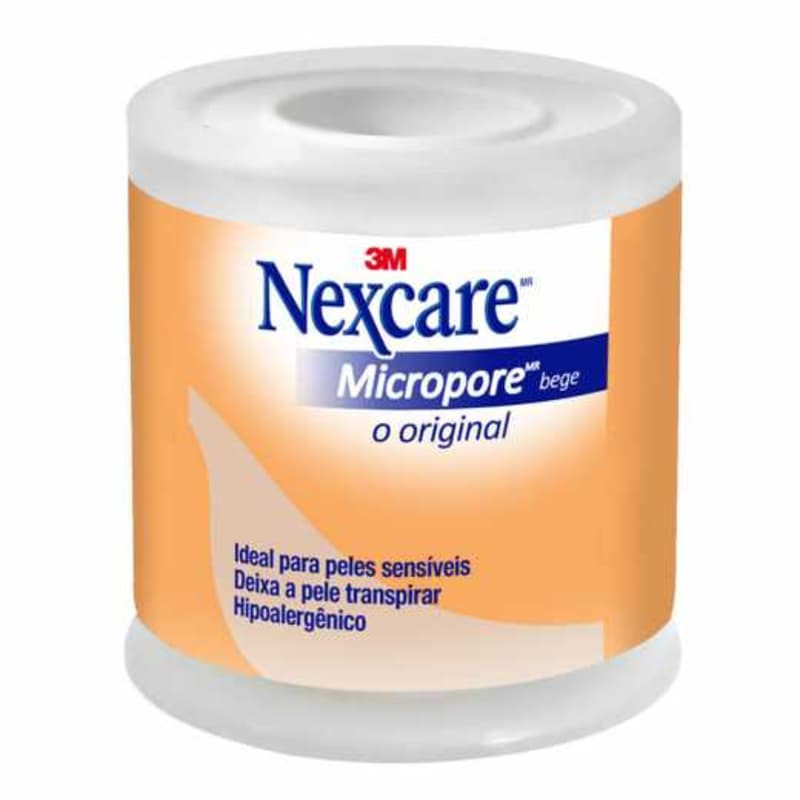 FITA MICROPORE NEXCARE BEGE 50MM X 4,5M | Beleza Na Web (BR)