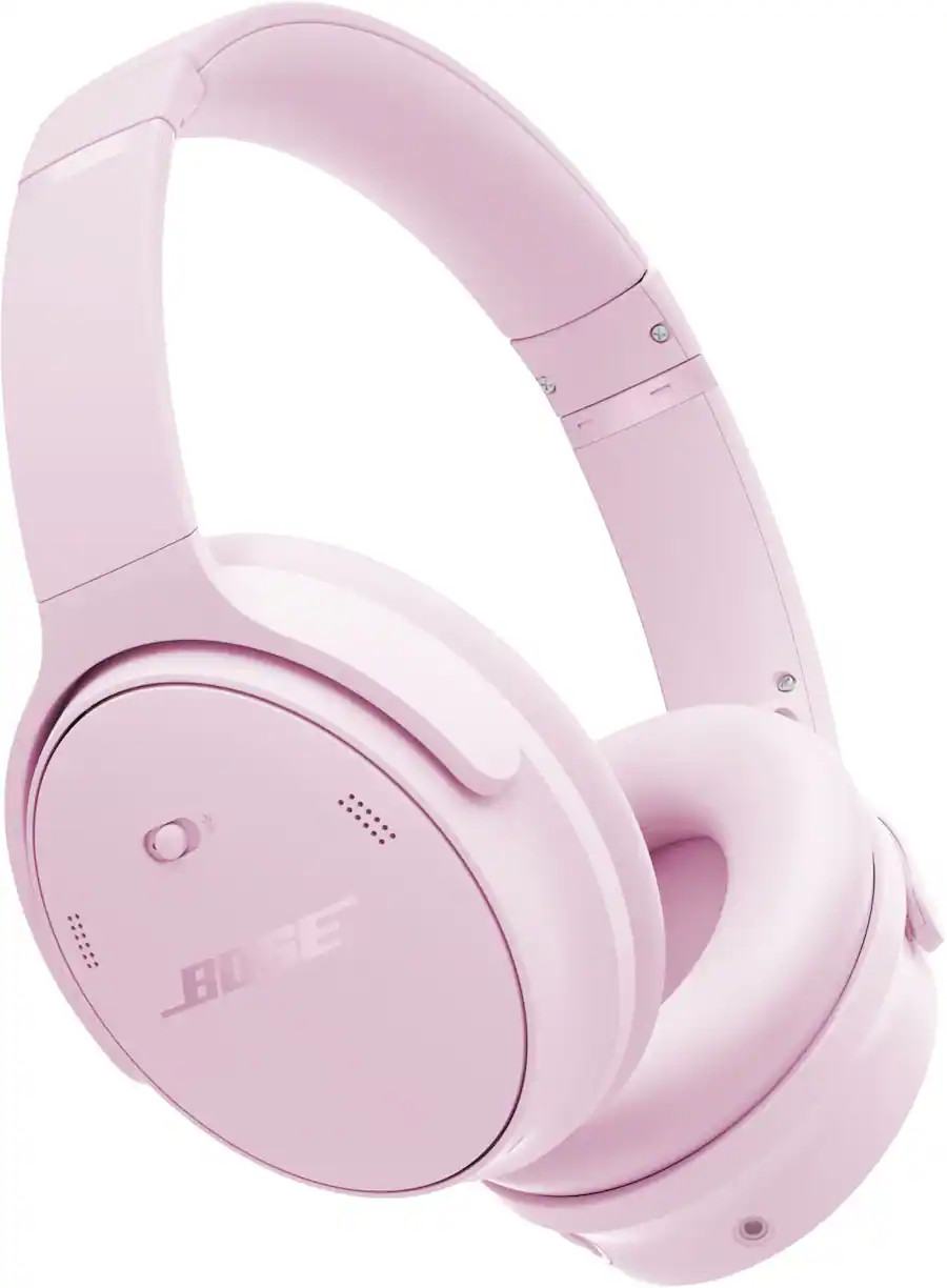 Bose - QuietComfort Wireless Noise Cancelling Over-the-Ear Bluetooth Headphones - Petal Pink | Best Buy U.S.